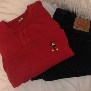 RARE DISNEY SWEATER with mickey mouse.